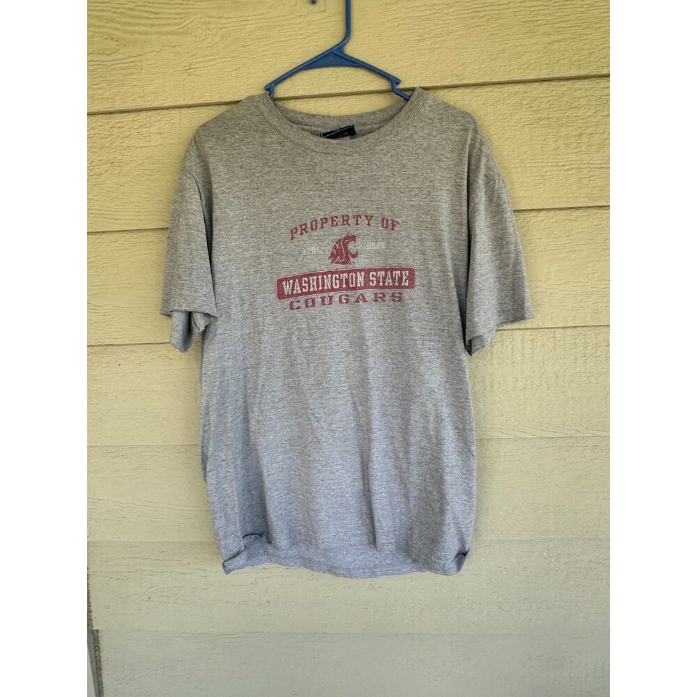Vintage JanSport WSU Cougars Property Of Gray Graphic Tee Shirt M